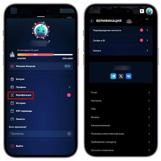 Подтверждение личности
