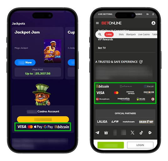 Депозит в казино США