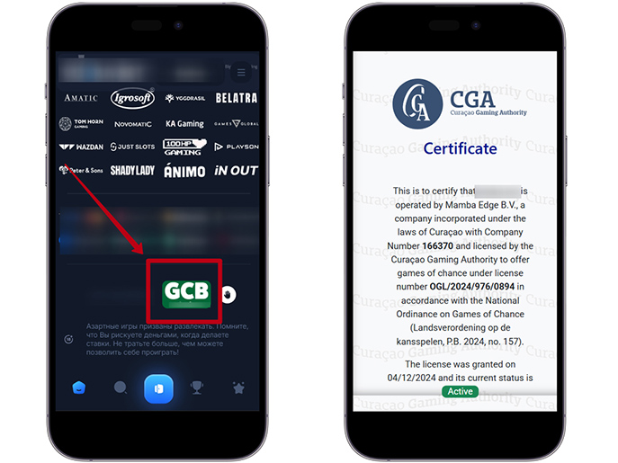 Разрешение игорной комиссии