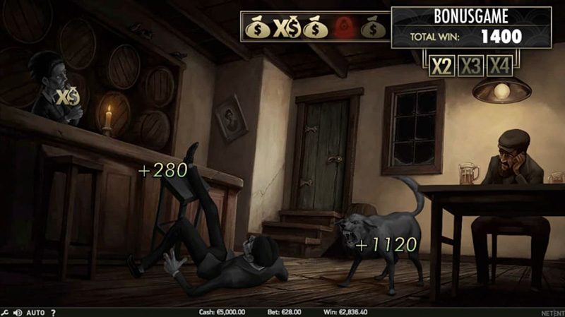 Бонусная игра в Invisible Man