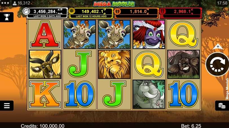 Слот Mega Moolah
